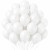 Balony BIAŁE Matowe MINI MAŁE 13cm WESELE i Ślub 50szt ZESTAW DO GIRLANDY