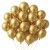 BALONY ZŁOTE METALICZNE CHROMOWANE ZŁOTO 5 CALI 13cm WESELE KOMUNIA 100SZT