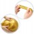 BALONY ZŁOTE METALICZNE CHROMOWANE ZŁOTO 5 CALI 13cm WESELE KOMUNIA 100SZT