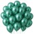 BALONY ZIELONE CHROMOWANE ZESTAW BALONÓW NA URODZINY 30cm GLOSSY 50 SZT
