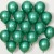BALONY ZIELONE CHROMOWANE ZESTAW BALONÓW NA URODZINY 30cm GLOSSY 50 SZT