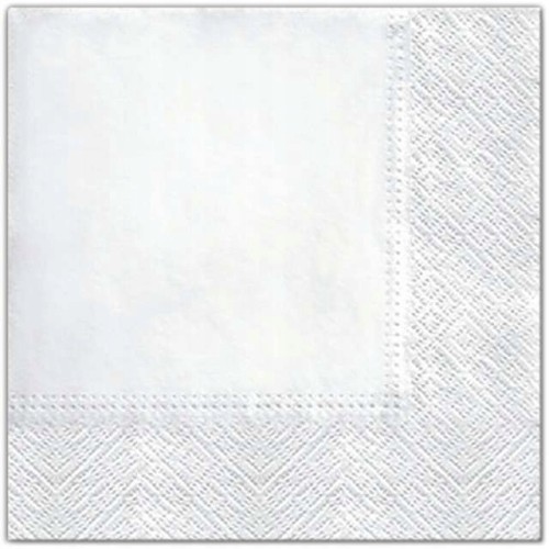 SERWETKI papierowe BIAŁE ozdobne eleganckie 20 sztuk 33 x 33 cm KOMUNIA