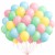 Balony PASTELOWE Matowe Wielokolorowe Matowe Zestaw 30cm 50szt Urodzinowe