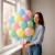 Balony PASTELOWE Matowe Wielokolorowe Matowe Zestaw 30cm 50szt Urodzinowe