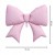 RÓŻOWA DUŻA Kokarda FOLIOWA kokardka 98CM BABY SHOWER dla Dziewczyny XXL