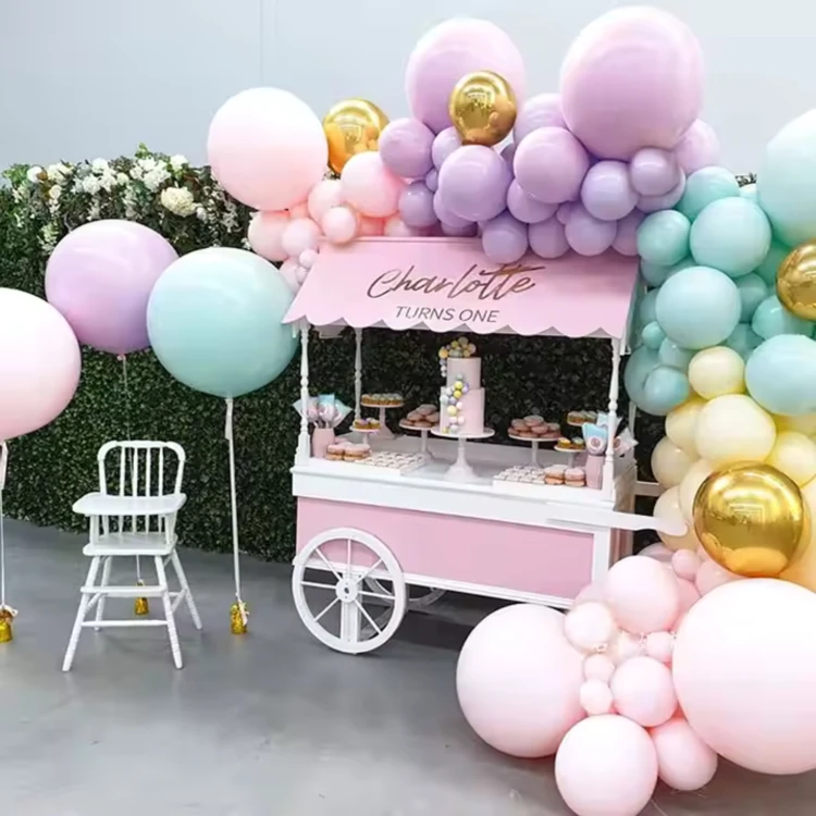 Girlanda pastelowa z złotym + cyfra