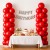 BALONY CZERWONE LATEKSOWE MATOWY WALENTYNKI LOVE WESELE BALONY 50 SZT 30 CM