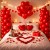 BALONY CZERWONE LATEKSOWE MATOWY WALENTYNKI LOVE WESELE BALONY 50 SZT 30 CM