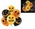 BALONY HALLOWEEN ZESTAW DEKORACYJNY NA IMPREZE DEKORACJE DUŻE 6 SZT DYNIA