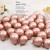 Kompozycja błyszczących balonów Rose Gold i pastelowych różowych balonów do dekoracji girlandy.