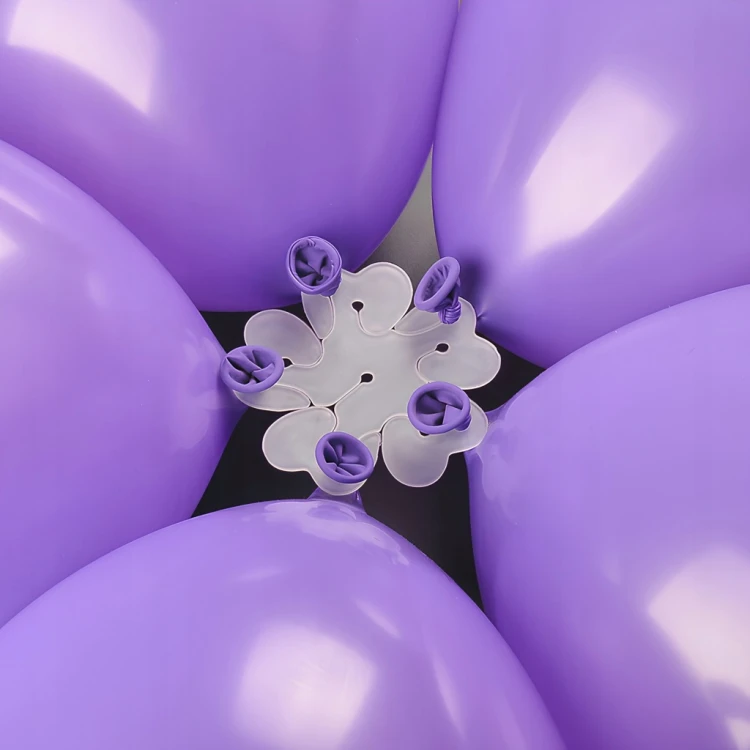 Łącznik do BALONÓW klips 8 x 8 cm UCHWYT na balony Transparentny 20 SZT