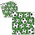 SERWETKI PAPIEROWE ZIELONE PIŁKA NOŻNA 33X33 CM 20SZT FOOTBALL DLA CHŁOPAKA