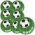 PAPIEROWE TALERZYKI 23cm PIŁKA NOŻNA FOOTBALL URODZINY CHŁOPCA 8 SZTUK