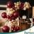 Balony BORDOWE WINE RED Matowe 45cm URODZINOWE Duże Gigant 10 Szt XXL