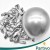 Balony SREBRNE Chrom MINI MAŁE 13cm WESELE i Ślub 50szt ZESTAW DO GIRLANDY