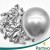 Balony SREBRNE metaliczne chrom 26cm 50szt na wesele ślub urodziny 10 cali