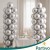 Balony SREBRNE metaliczne chrom 26cm 50szt na wesele ślub urodziny 10 cali