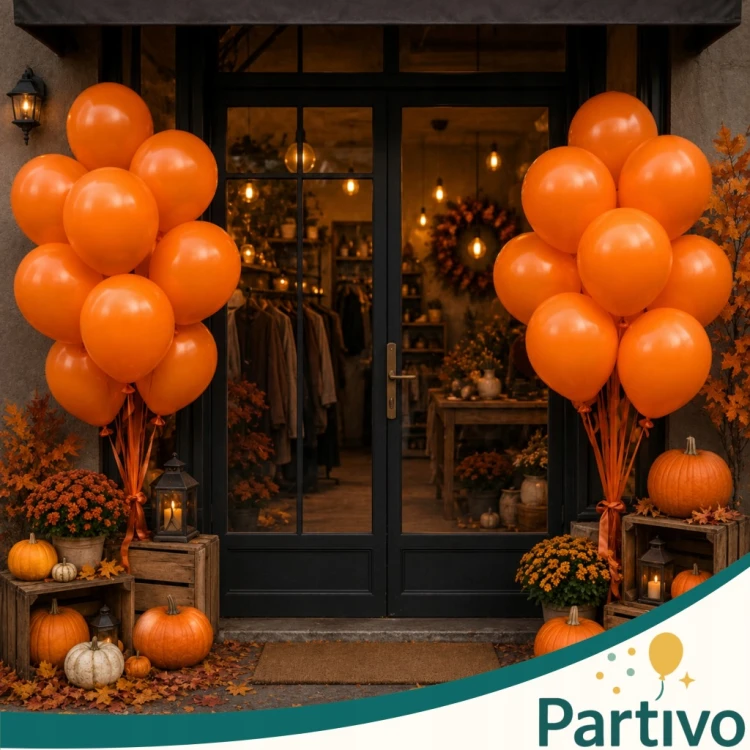 Balony POMARAŃCZOWE Matowe 45cm URODZINOWE Na Urodziny Duże Gigant 10Szt XL