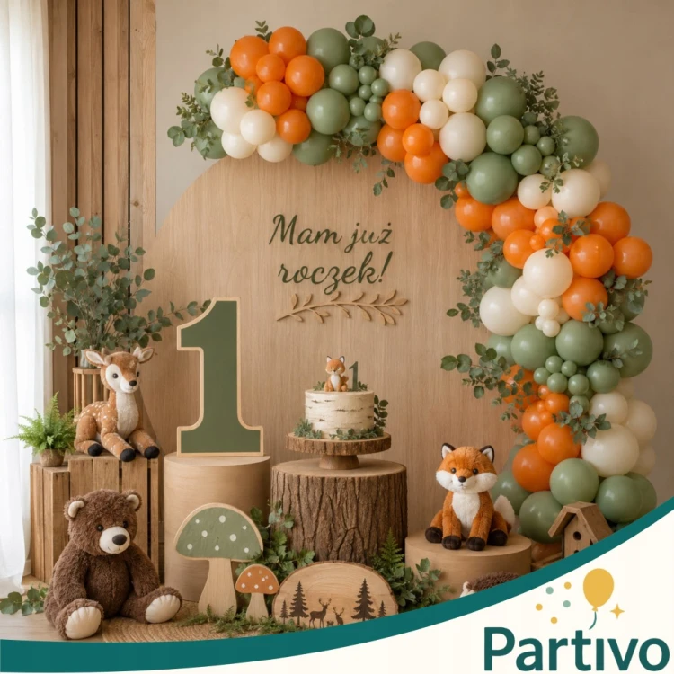 Balony POMARAŃCZOWE Matowe MINI MAŁE 13cm 50szt Urodziny ZESTAW DO GIRLANDY