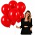 Balony CZERWONE Matowe 45cm URODZINOWE Na Urodziny Duże Gigant 10 Szt XXL