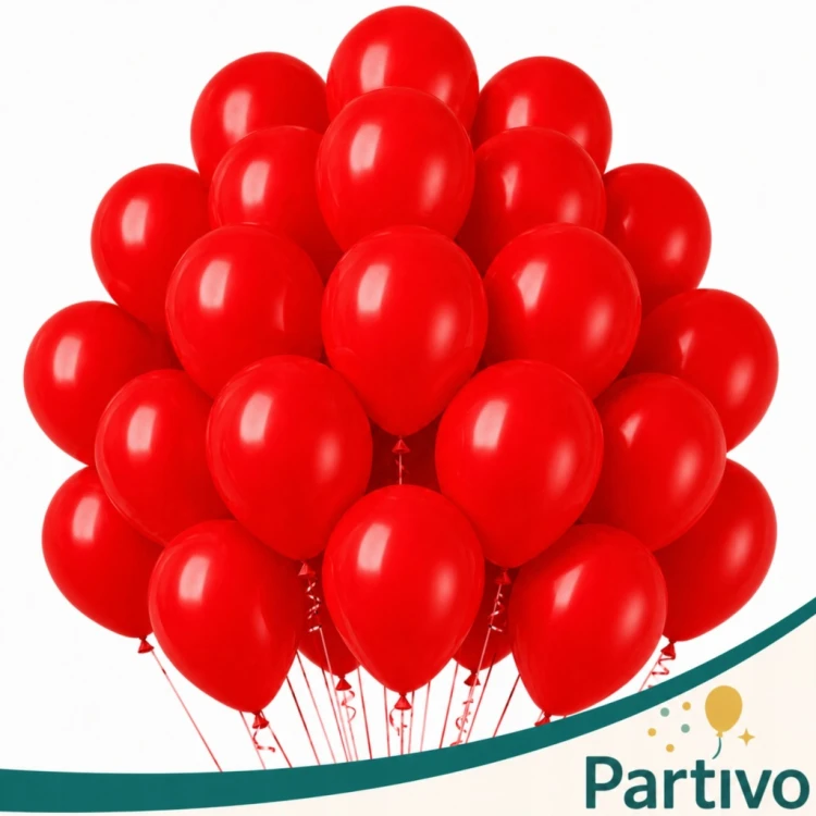 Balony CZERWONE Matowe MINI MAŁE 13cm 50szt Urodzinowe ZESTAW DO GIRLANDY