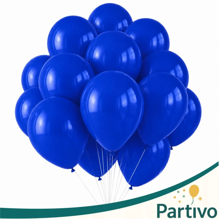 Balony GRANATOWE Matowe 45cm URODZINOWE Na Urodziny Duże Gigant 10 Szt XXL