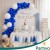 Balony Granatowe Matowe MINI MAŁE 13cm Navy Blue 50szt ZESTAW DO GIRLANDY