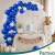 Balony Granatowe Matowe MINI MAŁE 13cm Navy Blue 50szt ZESTAW DO GIRLANDY