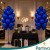 Balony Granatowe Ciemno Niebieskie Matowe Duże 30cm Ciemny Royal Blue 50szt