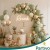 Balony Eukaliptus Matowe Zielone Duże 30cm Chrzest Boho Ślub Wesele 50szt