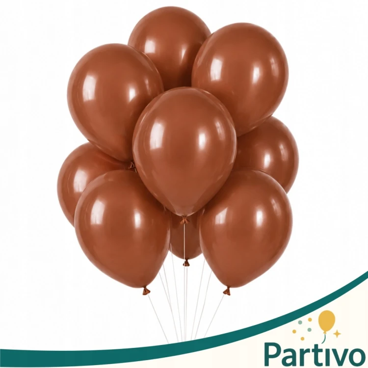 Balony KAWOWE Matowe 45cm URODZINOWE Na Urodziny Duże Gigant 10 Sztuk XXL