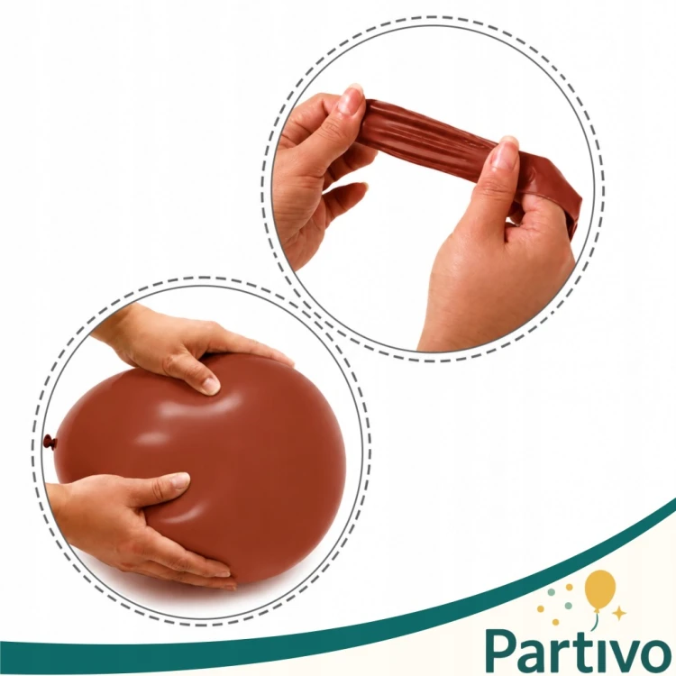 Balony KAWOWE Matowe Duże 30cm Chrzest Pastelowe Ślub Wesele 50szt