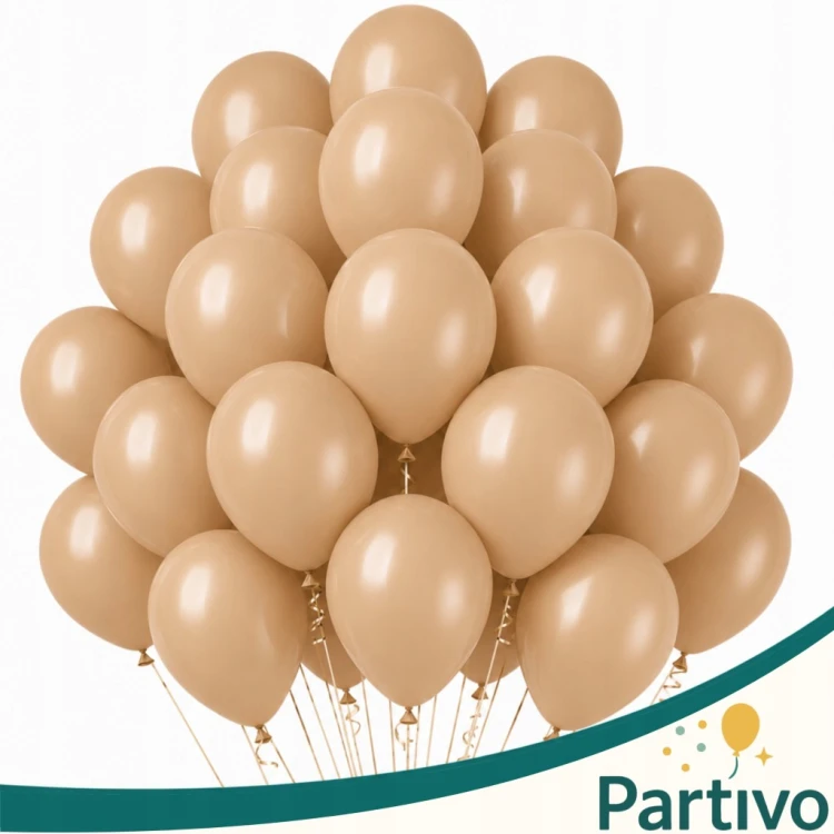 Balony CAMEL Matowe MINI MAŁE 13cm WESELE Urodzinowe 50szt DO GIRLANDY