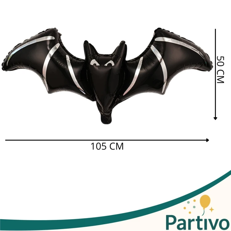 Balon Foliowy NIETOPERZ Duży Na Halloween OGROMNY Dekoracja 105 x 50 CM