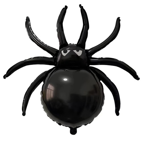 Balon Foliowy PAJĄK Czarny Duży Na Halloween OGROMNY Dekoracja 75 x 70 CM