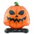 Balon Foliowy DYNIA Stojąca Pomarańczowa Duża Na Halloween Dekoracja 45 CM