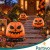 Balon Foliowy DYNIA Stojąca Pomarańczowa Duża Na Halloween Dekoracja 45 CM