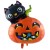 Balon Foliowy DYNIA z Kotem Pomarańczowa Duża Na Halloween Dekoracja 64 CM