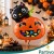 Balon Foliowy DYNIA z Kotem Pomarańczowa Duża Na Halloween Dekoracja 64 CM