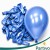Balony Niebieskie CHROMOWANE 45cm URODZINOWE Na Urodziny Duże Gigant 10 szt