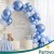 Balony Niebieskie CHROMOWANE 45cm URODZINOWE Na Urodziny Duże Gigant 10 szt
