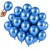 Balony NIEBIESKIE Chromowane MINI MAŁE 13 cm 50 szt ZESTAW DO GIRLANDY