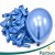 Balony NIEBIESKIE Chromowane MINI MAŁE 13 cm 50 szt ZESTAW DO GIRLANDY