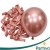 Balony Różowe ZŁOTO CHROM 45cm ŚLUB I WESELE Na Urodziny Duże Gigant 10 Szt