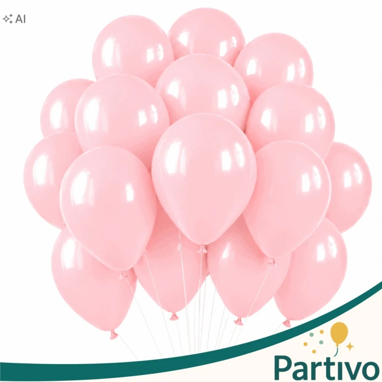Balony RÓŻOWE Matowe 45cm URODZINOWE Na Urodziny Duże Gigant 10Szt XL