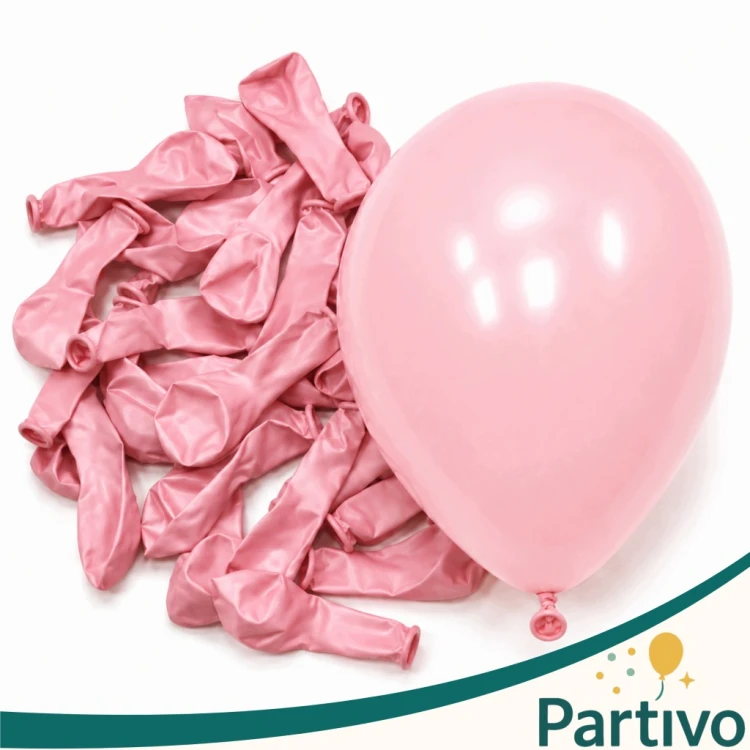 Balony RÓŻOWE Matowe 45cm URODZINOWE Na Urodziny Duże Gigant 10Szt XL