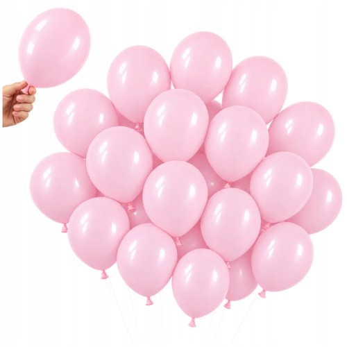 Balony RÓŻOWE Matowe MINI MAŁE 13cm 50szt Urodziny ZESTAW DO GIRLANDY