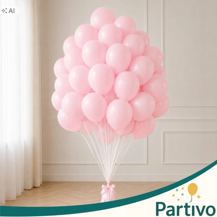 Balony RÓŻOWE Matowe MINI MAŁE 13cm 50szt Urodziny ZESTAW DO GIRLANDY