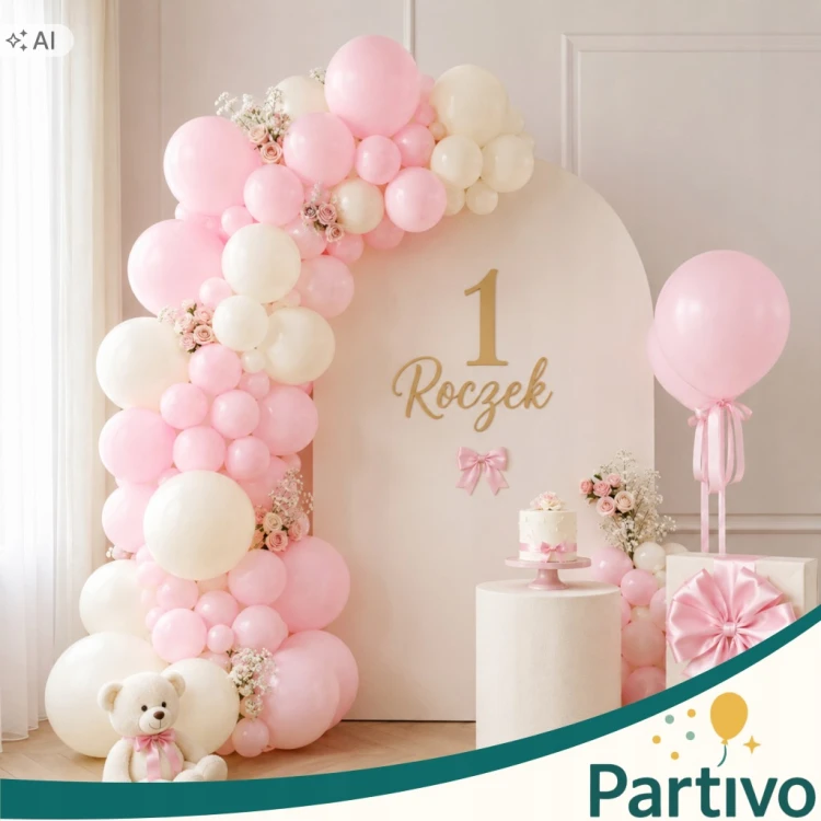 Balony RÓŻOWE Matowe MINI MAŁE 13cm 50szt Urodziny ZESTAW DO GIRLANDY