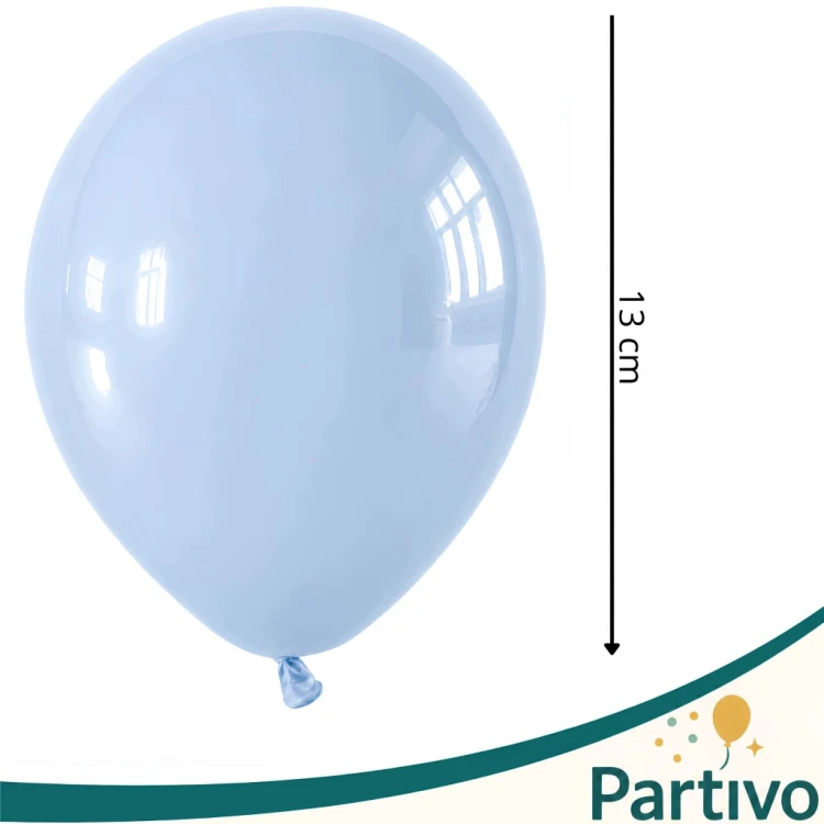 Balony NIEBIESKIE Matowe MINI MAŁE 13cm 50szt Urodziny ZESTAW DO GIRLANDY